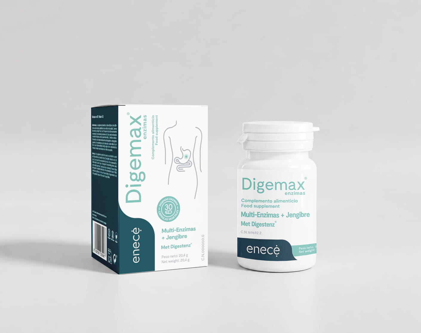Estuche y bote Digemax