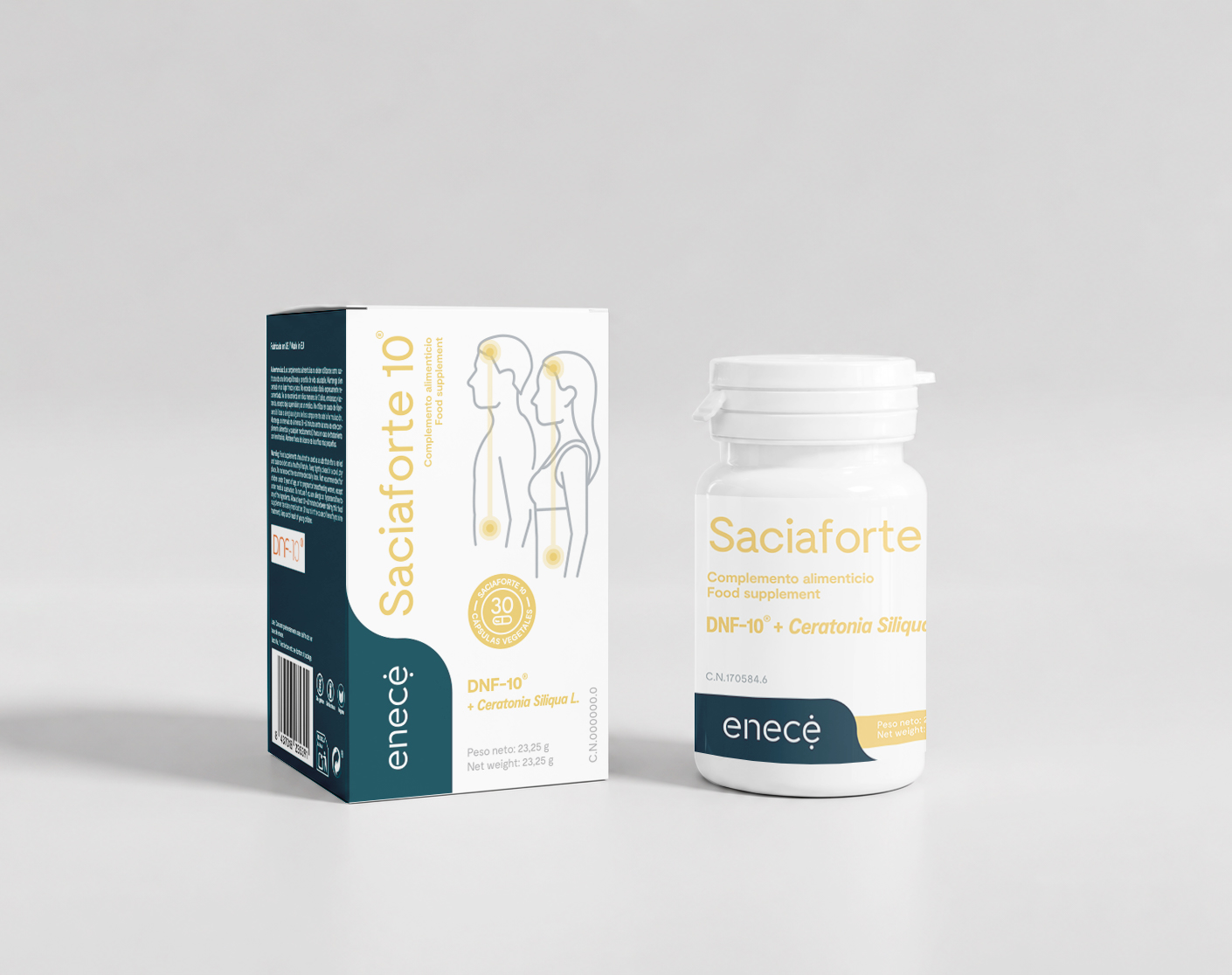 Estuche y bote Saciaforte 10